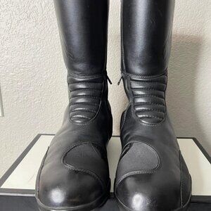 TCX X Five GTX Gore Tex Motorcycle Boots Black Leather Zip Men's 44 EU/10 US